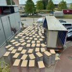 rozładunek 130 szaf Kostrzyn